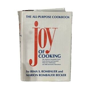 Joy of Cooking Hardcover Classic Cookbook Rombauer Becker 4500 Recipes Illustrat